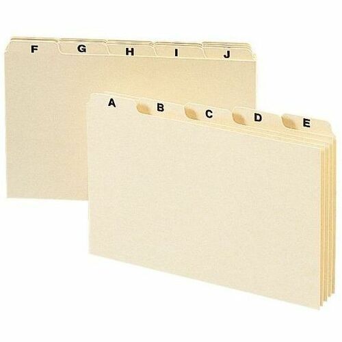 Smead SMD56076 Card Guides with Alphabetic Tab