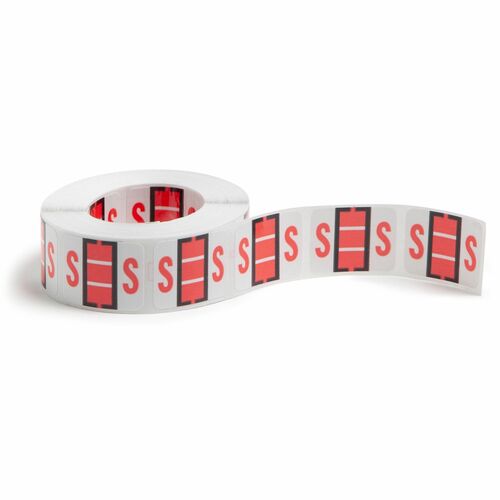 Smead SMD67089 BCCR Bar-Style Color-Coded Labels