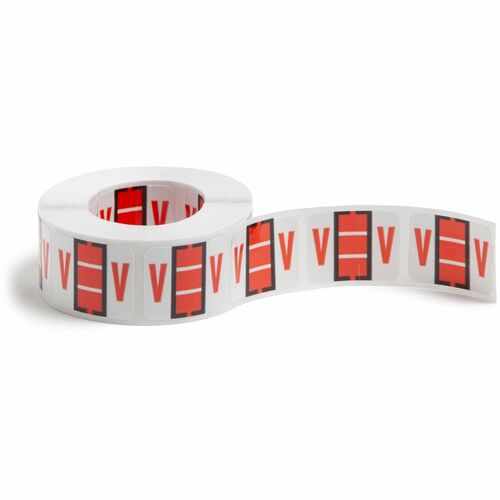 Smead SMD67092 BCCR Bar-Style Color-Coded Labels