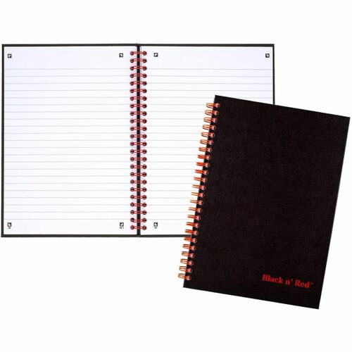 Black n' Red JDKL67000 Wirebound Ruled Notebook - A5