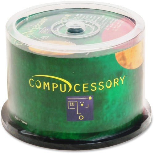 Compucessory CCS72250 CD Recordable Media - CD-R - 52x - 700 MB - 50 / Pack