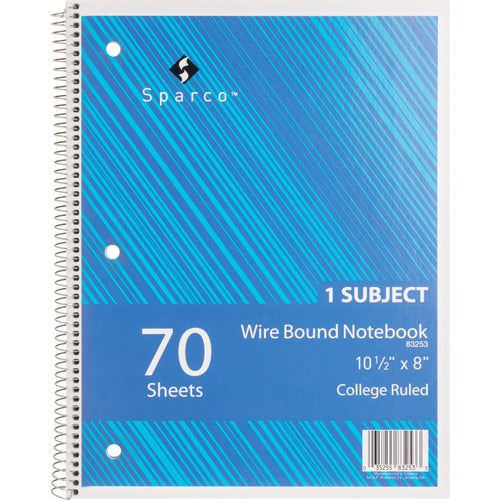 Sparco SPR83253 Wirebound Notebook