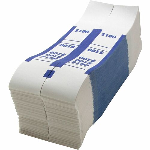 Sparco SPRBS100WK White Kraft ABA Bill Straps