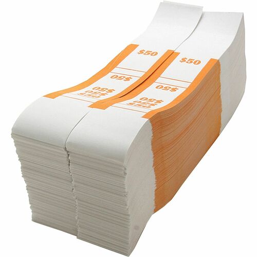 Sparco SPRBS50WK White Kraft ABA Bill Straps