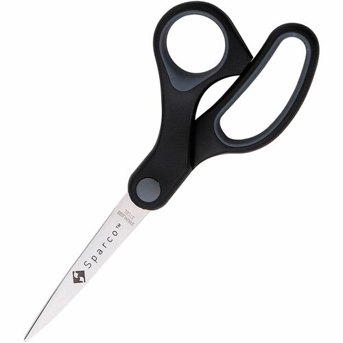 Sparco SPR25225 Straight Scissors w/Rubber Grip Handle