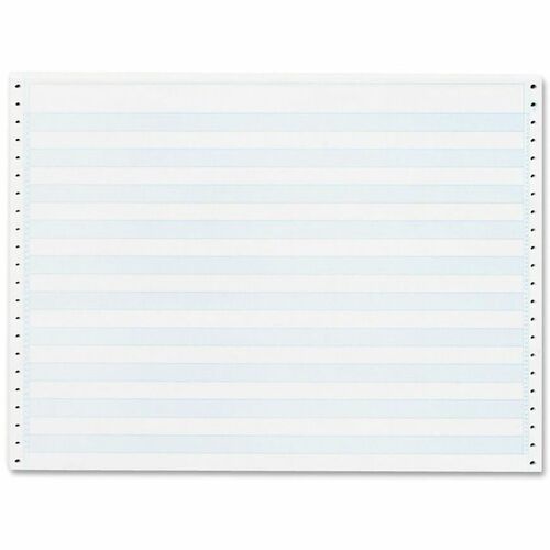 Sparco SPR02180 1/2" Blue Bar 1-part Computer Paper