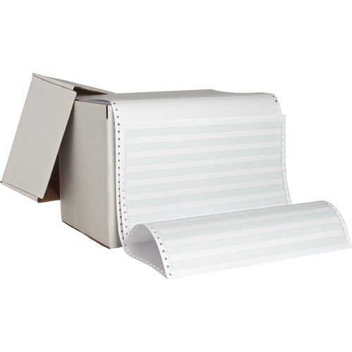 Sparco SPR02182 Continous-form 1/2" Green Bar Computer Paper