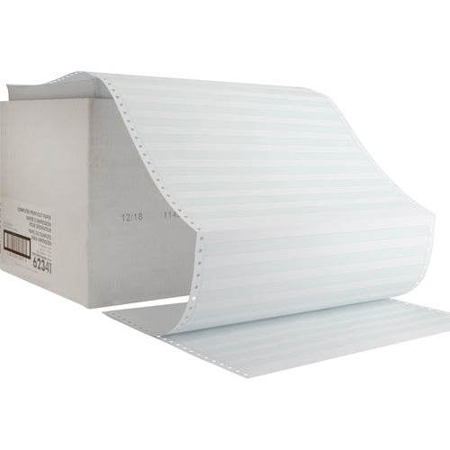 Sparco SPR62341 Continous-form 1/2" Green Bar Computer Paper