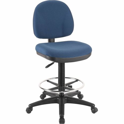 Lorell LLR80010 Millenia Series Adjustable Task Stool with Back