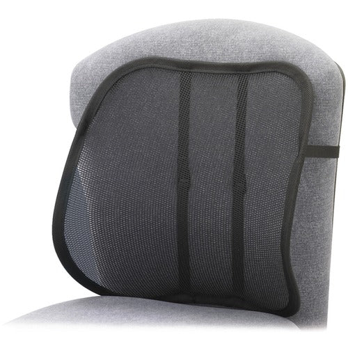 Safco SAF7153BL Adjustable Mesh Backrest - 17.5" X 3" X 15" - Black