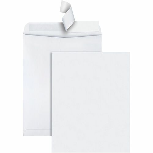 Quality Park QUA44082 Redi-Strip Catalog Envelope - Catalog - #15 1/2 - 12" Width X 15.50" Length - 28 Lb - Peel & Seal - Wove - 100 / Box - White