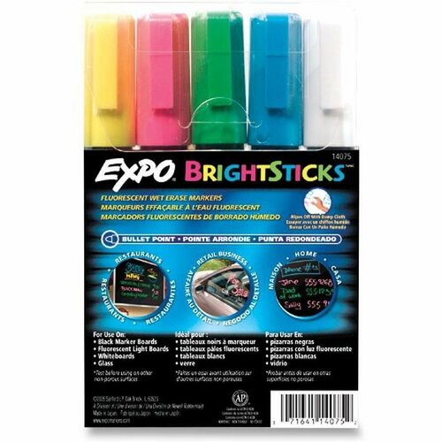 Expo SAN14075 Bright Sticks Marker Set