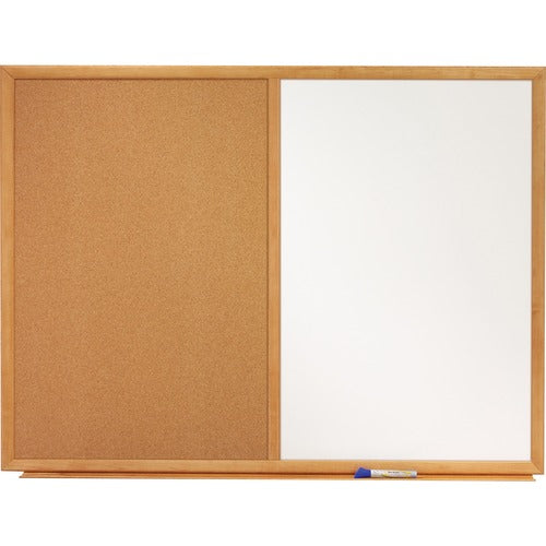 Quartet QRTS554 Standard Combination Whiteboard/Cork Bulletin Board