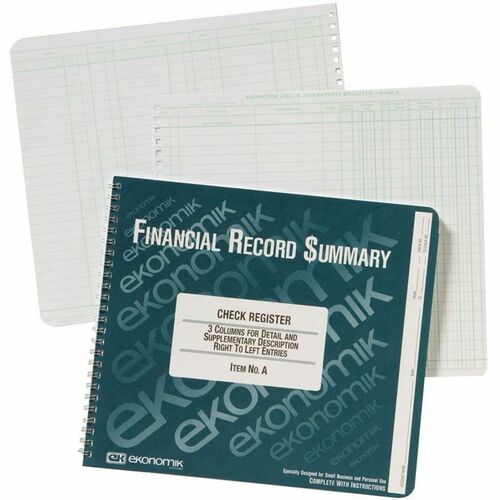 Ekonomik EKOA Check / Deposit Register