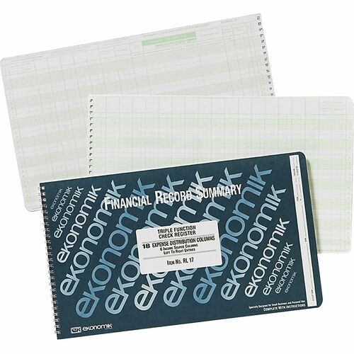 Ekonomik EKORL17 Standard Size Triple Function Check Registry