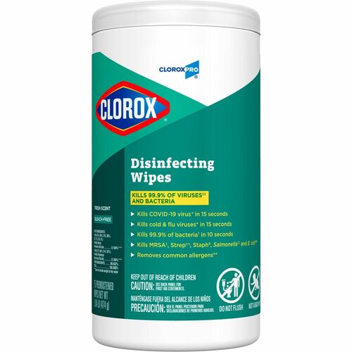 CloroxPro™ CLO15949CT Disinfecting Wipes