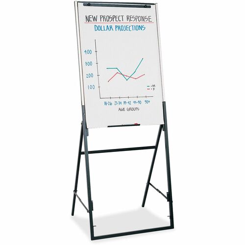 Quartet QRT351900 Futura Easel Whiteboard/Flip Chart