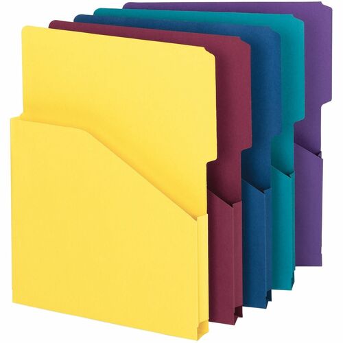 Smead SMD75445 Organized Up 2/5 Tab Cut Letter Recycled File Jacket