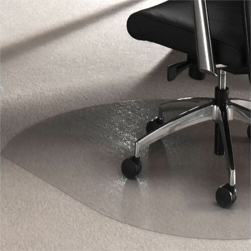 Floortex FLR119923SR Polycarbonate Contoured Chair Mat for Carpets up to 1/2" - 39 x 49"