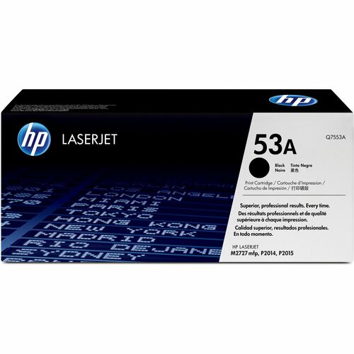 HP HEWQ7553A 53A (Q7553A) Original Laser Toner Cartridge - Single Pack - Black - 1 Each