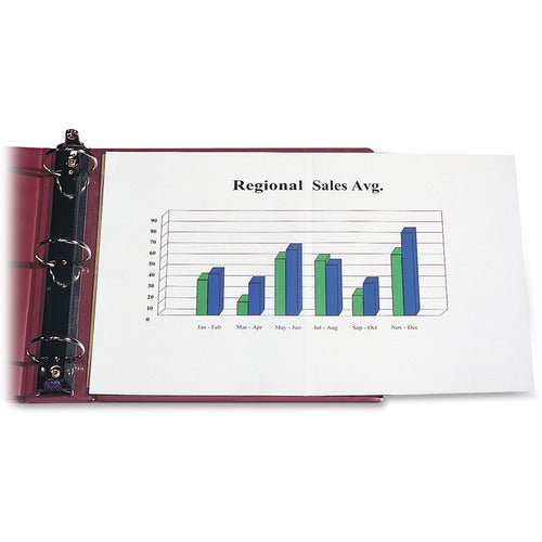 C-Line CLI62237 Panoramic Fold-Out Sheet Protectors