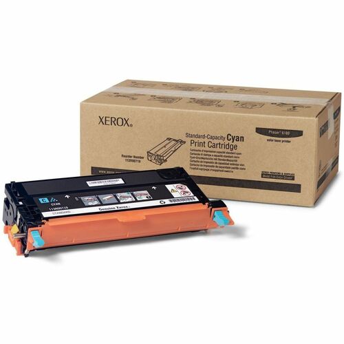 Xerox XER113R00719 Standard Capacity Cyan Toner Cartridge - Laser - 1 Each