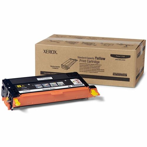 Xerox XER113R00721 Standard Capacity Yellow Toner Cartridge - Laser - 1 Each