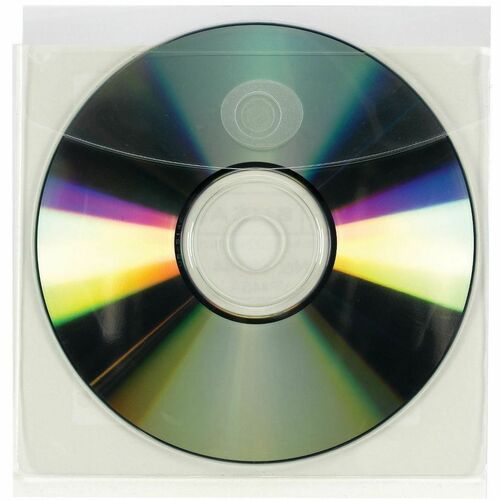 Smead SMD68144 Self-Adhesive CD/DVD Pockets