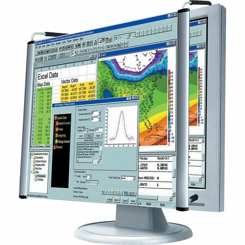 Kantek KTKMAG19L MaxView Monitor Magnifier Silver