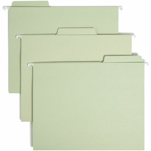 Smead SMD64082 FasTab 1/3 Tab Cut Letter Recycled Hanging Folder