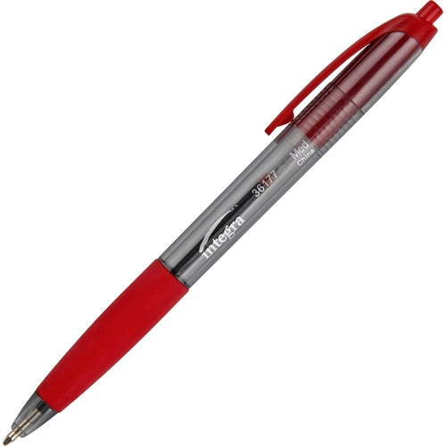 Integra ITA36177 Rubber Grip Retractable Pens