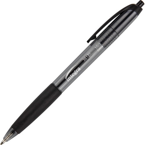 Integra ITA36175 Rubber Grip Retractable Pens