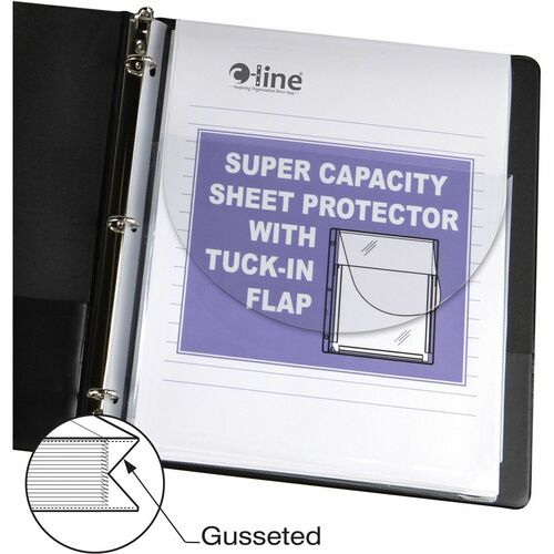 C-Line CLI61027 Super Capacity Sheet Protector with Tuck-in Flap