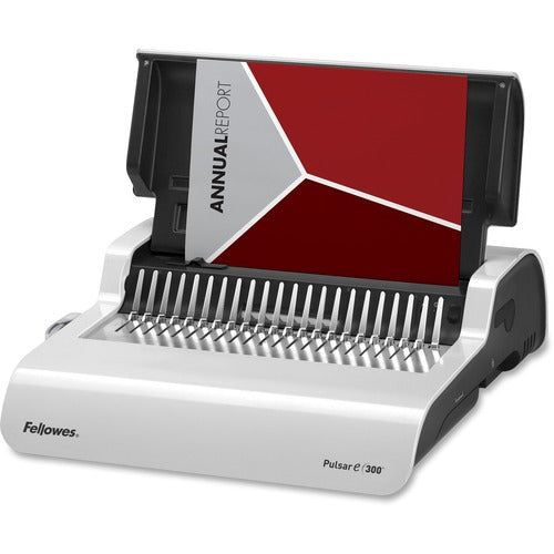 Fellowes FEL5216701 Pulsar E 300 Electric Comb Binding Machine & Starter Kit