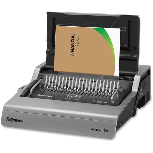 Fellowes FEL5218301 Galaxy-E 500 Electric Comb Binding Machine & Starter Kit