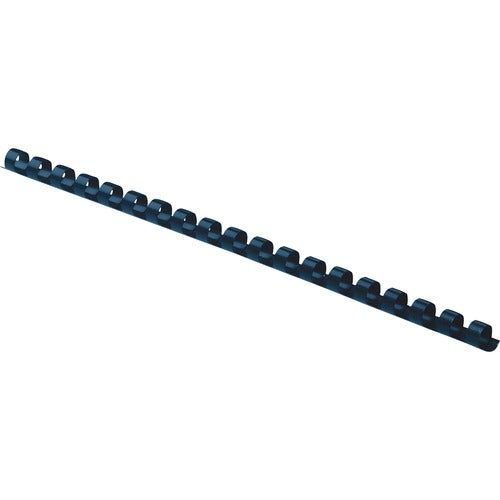 Fellowes FEL52506 Plastic Combs - Round Back, 5/16", 40 Sheets, Navy, 100 Pk - 0.3" Height X 10.8" Width X 0.3" Depth - 40 X Sheet Capacity - For Letter Sheet - Round - Navy - Plastic - 100 / Pack