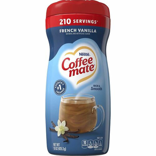 Coffee mate NES49390 French Vanilla Powdered Creamer Canister