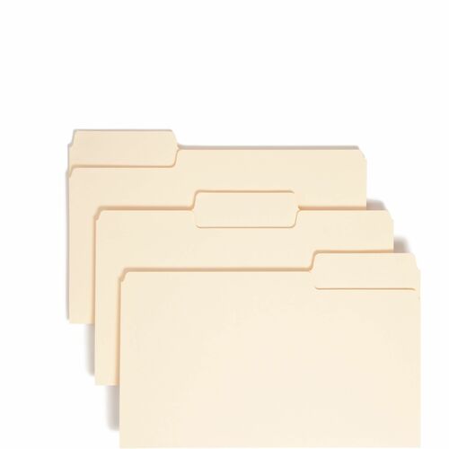Smead SMD15301 SuperTab 1/3 Tab Cut Legal Recycled Top Tab File Folder