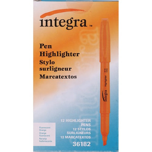 Integra ITA36182 Pen Style Fluorescent Highlighters
