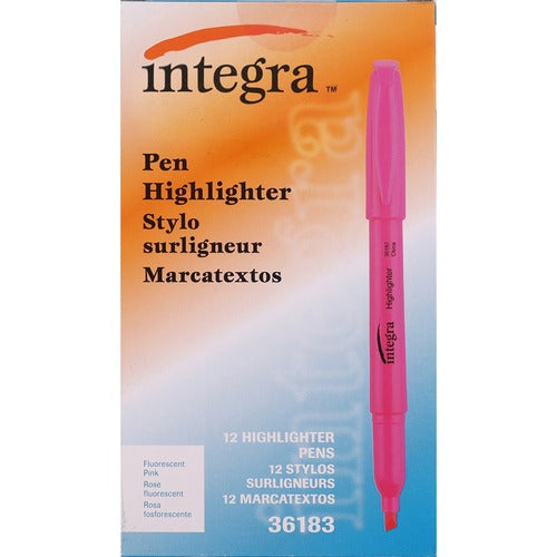 Integra ITA36183 Pen Style Fluorescent Highlighters