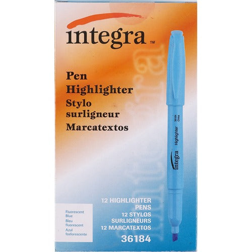 Integra ITA36184 Pen Style Fluorescent Highlighters