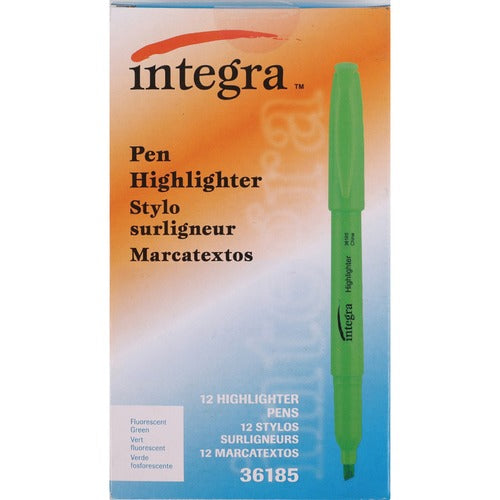 Integra ITA36185 Pen Style Fluorescent Highlighters