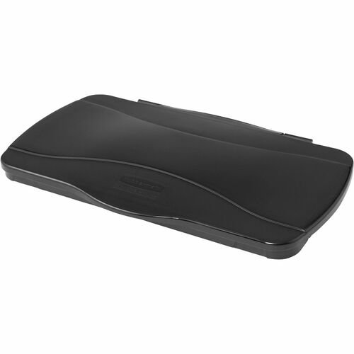 Rubbermaid Commercial RCP267400BK Slim Jim Hinged Waste Container Lid