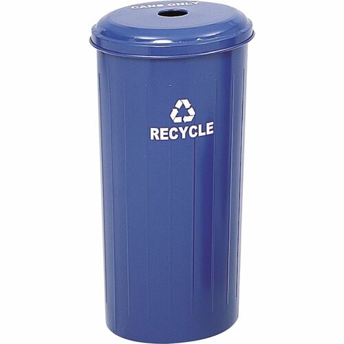 Safco SAF9632BU Recycling Receptacle with Lid