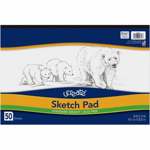 UCreate PAC4747 Medium Weight Sketch Pads