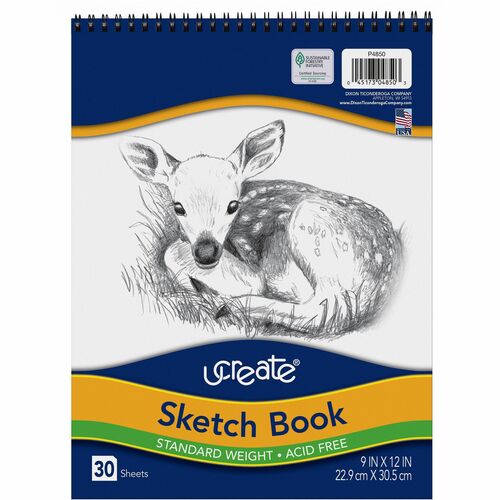 UCreate PAC4850 Medium Weight Acid Free Sketch Books