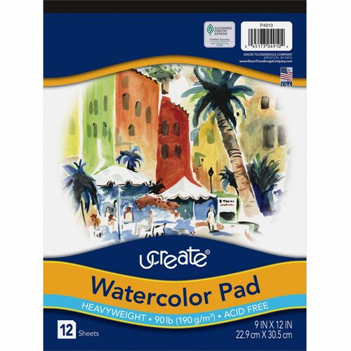 UCreate PAC4910 Watercolor Pad
