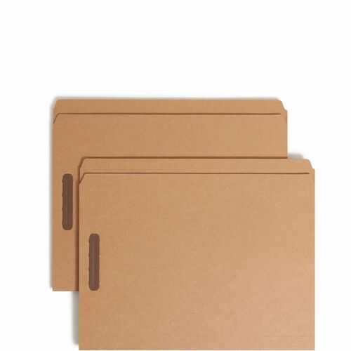 Smead SMD14813 Straight Tab Cut Letter Recycled Fastener Folder
