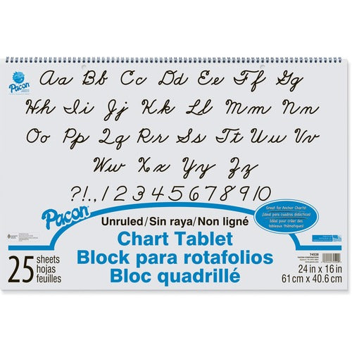 Pacon® PAC74520 Unruled Chart Tablet