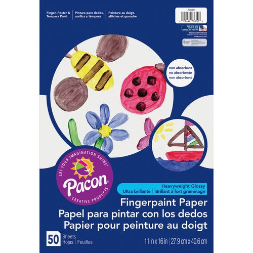 Pacon® PAC73610 Coated Finger Paint Art Paper